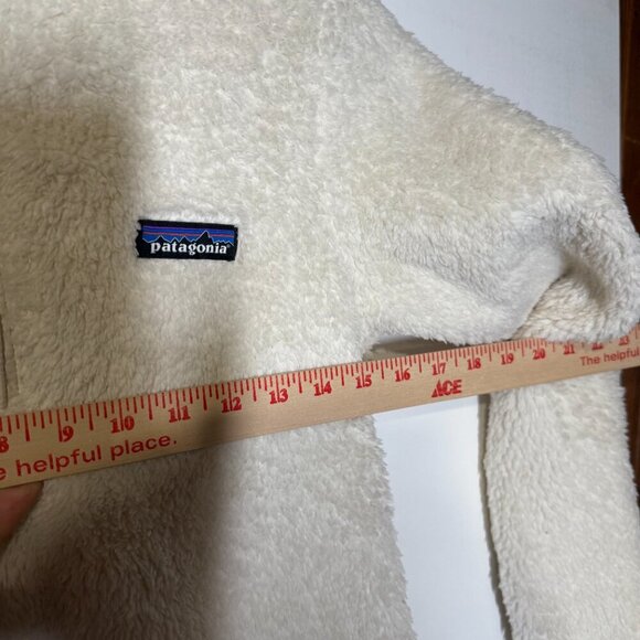 Patagonia Los Gatos Fleece Quarter Zip Pullover Sweater Sherpa Cream Size XS - Picture 6 of 10